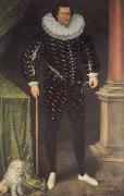 unknow artist The Well-dressed gentleman of 1590 France oil painting artist
